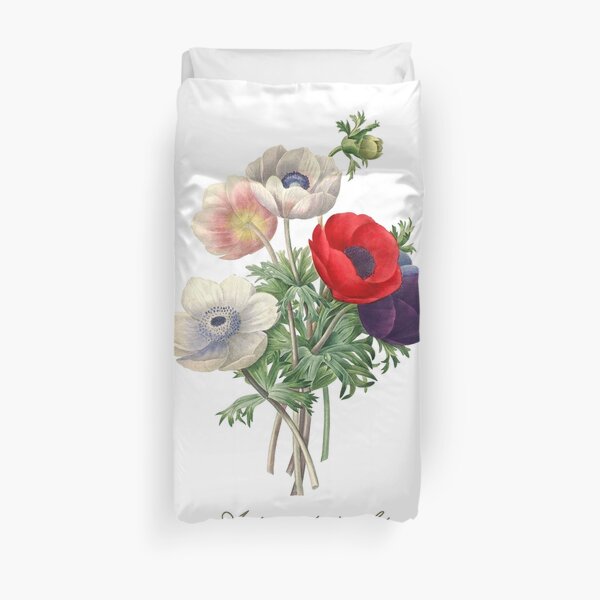 Anemone illustration Duvet Cover