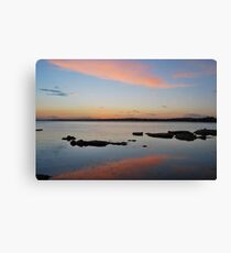 Tuggerah Lake 22-10-10 ( sunset ) Canvas Print