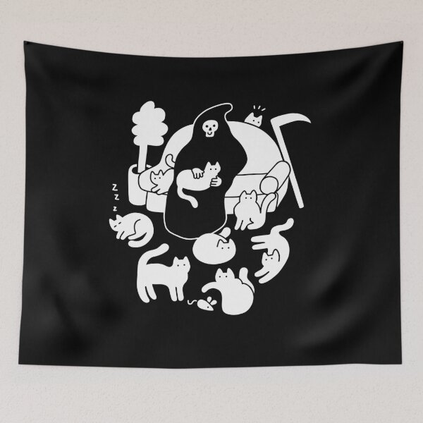 Item preview, Death and His Cats designed and sold by obinsun.
