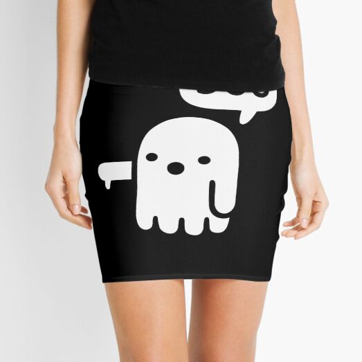 Ghost Of Disapproval Mini Skirt