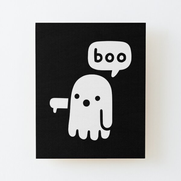 Ghost Of Disapproval Wood Mounted Print