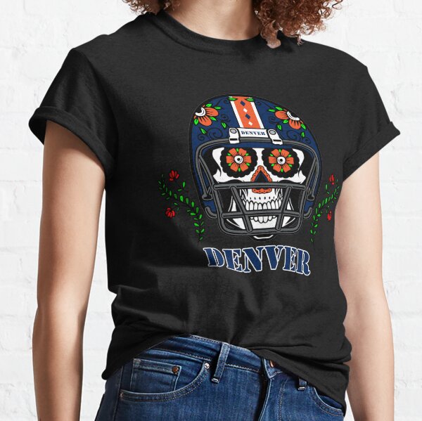 Football Sugar Skull T-Shirts for Sale