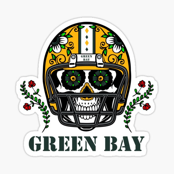 Packers Sugar Skull 