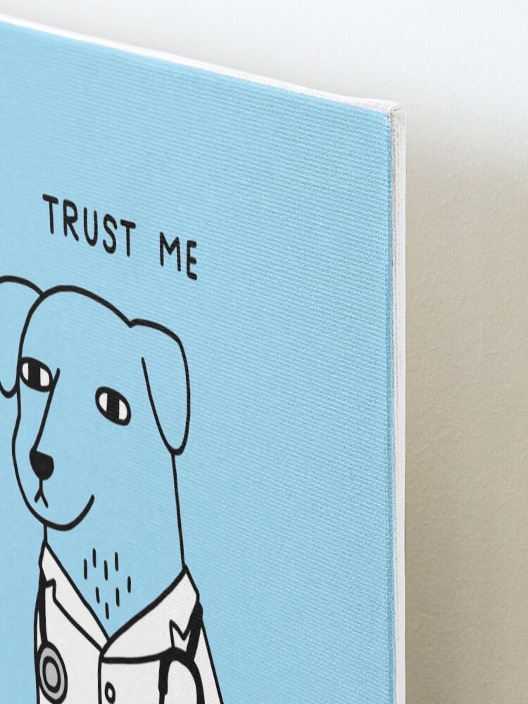 Alternate view of Dogtor Mounted Print