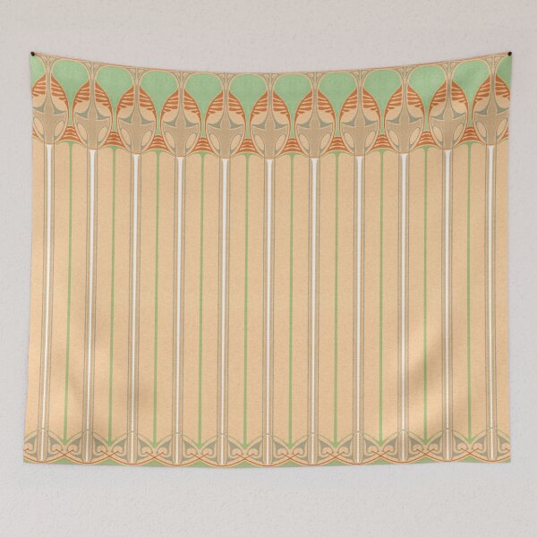 Item preview, Art Nouveau tiled decoration #5 Emil Hochdanz designed and sold by Hedrin.