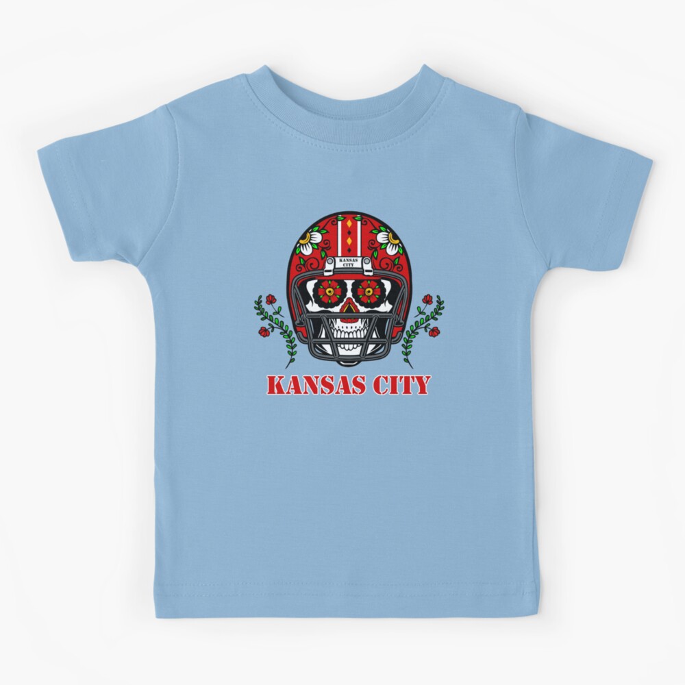 Kansas City Chiefs: Sugar Skull T-Shirt - TeeNaviSport