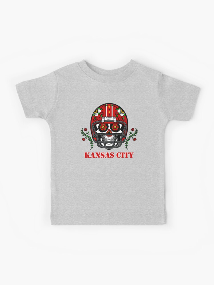 Kansas City Chiefs: Sugar Skull T-Shirt - TeeNaviSport