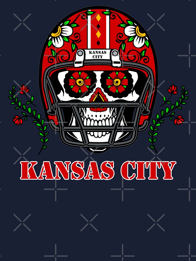 American Football Blue Sugar Skull