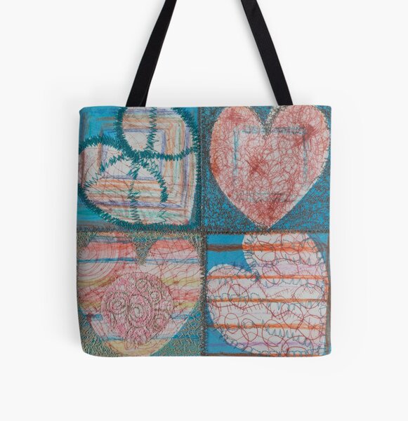 Joy Multiplies Like the Sea All Over Print Tote Bag