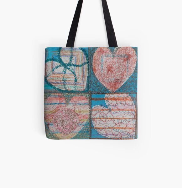 Joy Multiplies Like the Sea All Over Print Tote Bag