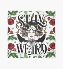 Rose and The Ravens {Stay Weird} Colour Version Scarf