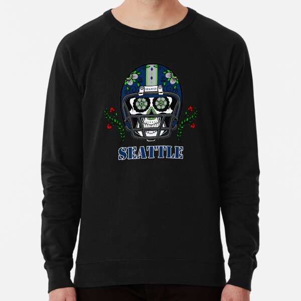 Seattle Seahawks: Sugar Skull T-Shirt - TeeNaviSport