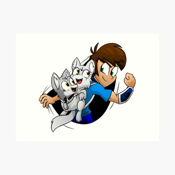 JeffKyler14 With Nuka and Puka Art Print