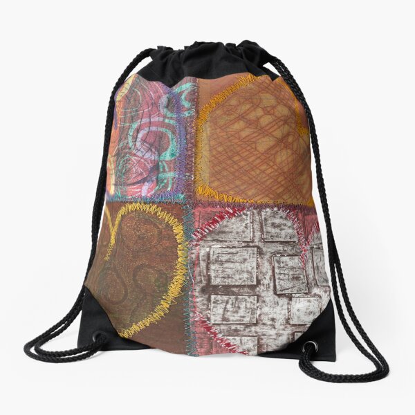 In the Center Harmony Waits Drawstring Bag