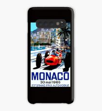 "MONACO GRAND PRIX" Vintage Auto Racing Print Hülle & Klebefolie für Samsung Galaxy