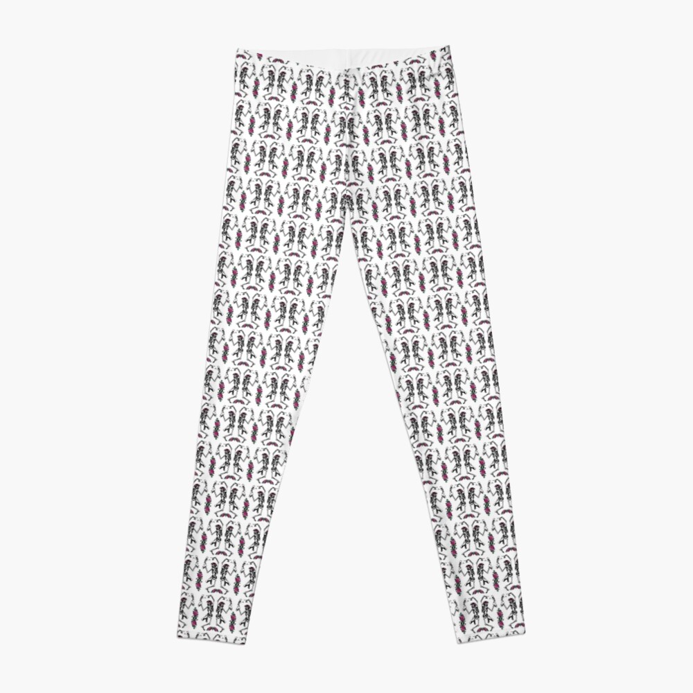 Two Dancing Skeletons | Day of the Dead | Dia de los Muertos | Skulls and Skeletons | Leggings