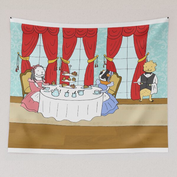 Item preview, Two Princess Guinea Pigs, Kiki and Coco  designed and sold by mondesign26.