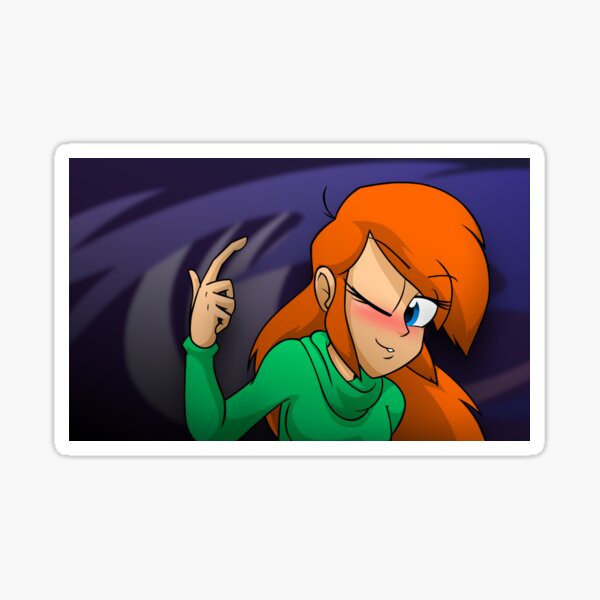 Leslie Green Pose Sticker
