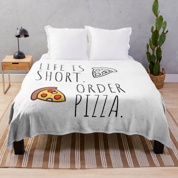 Item preview, Life is Short Order Pizza Design Cute Funny Food designed and sold by EpsilonEridani.