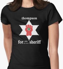Thompson For Sheriff Women's Fitted T-Shirt