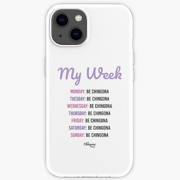 My Week iPhone Soft Case