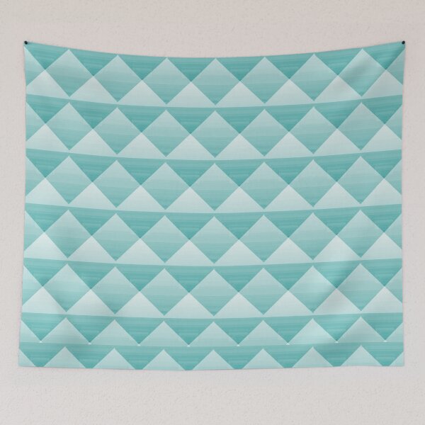 Item preview, Teal Retro Diamonds Vintage  designed and sold by PageDesigns.