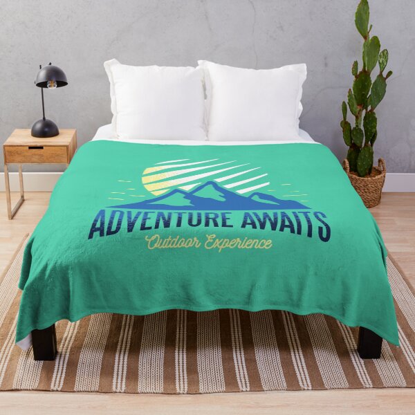 Item preview, Adventure Awaits Outdoor Experience, camping, hiking designed and sold by FFelder.