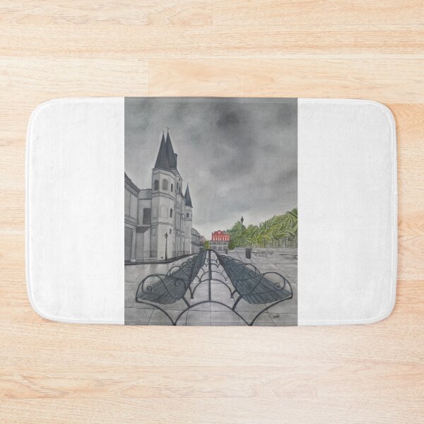 Item preview, Rainy Day in Jackson Square designed and sold by Art by Judy Jones.
