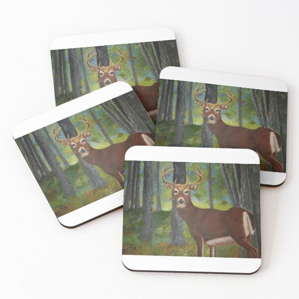 Item preview, A Buck in the Woods designed and sold by Art by Judy Jones.