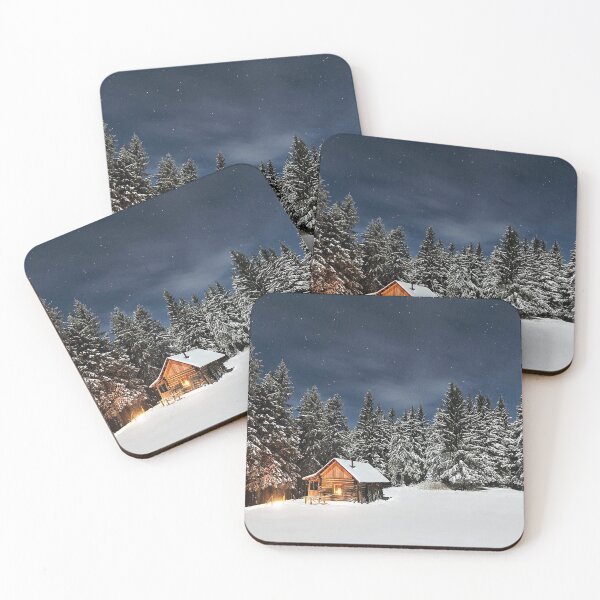 Item preview, Cabin in the Snow designed and sold by Strawflower Oasis.
