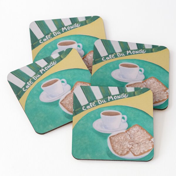 Item preview, Coffee and Beignets designed and sold by Art by Judy Jones.
