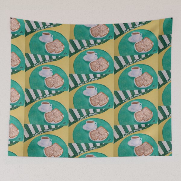 Item preview, Coffee and Beignets designed and sold by Art by Judy Jones.
