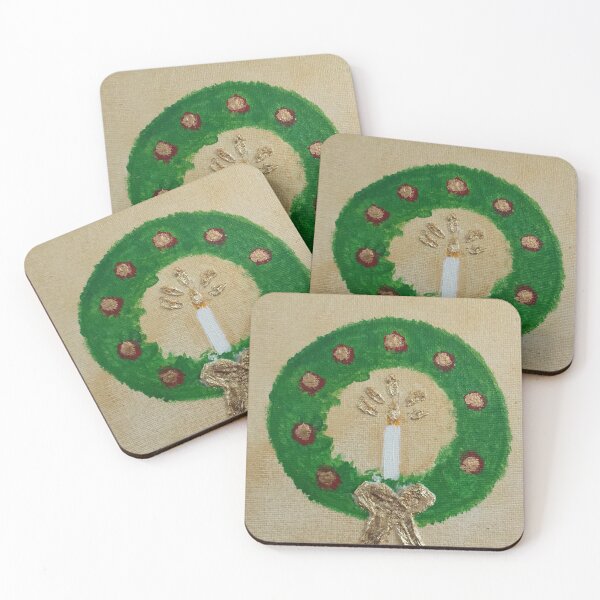 Item preview, Christmas Candle Wreath designed and sold by Art by Judy Jones.