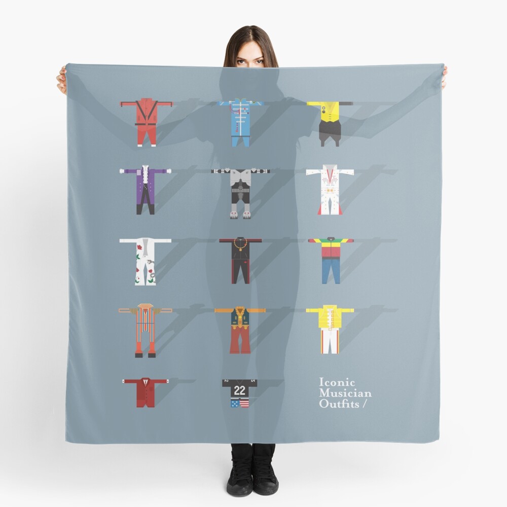 Iconic Musician Outfits Scarf