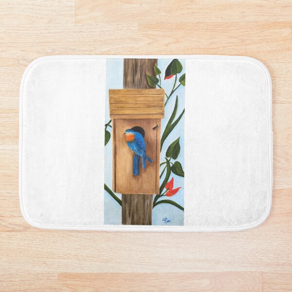Item preview, Blue Bird Of Happiness designed and sold by Art by Judy Jones.