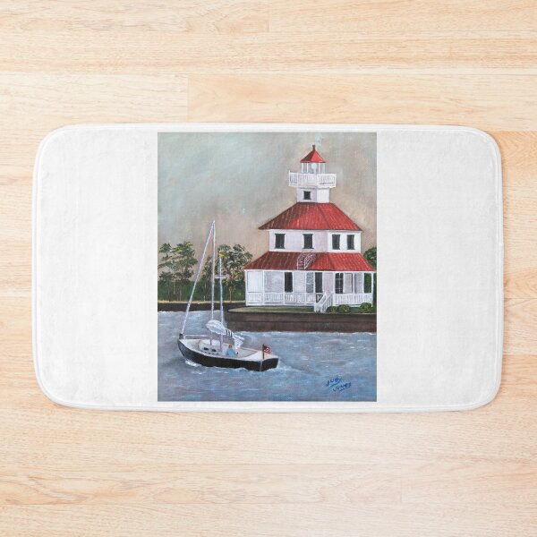 Item preview, New Canal Lighthouse designed and sold by Art by Judy Jones.