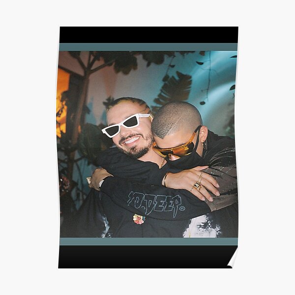 J Balvin con Bad Bunny Póster