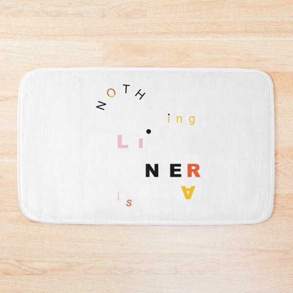 Item preview, Nothing is linear white designed and sold by Lauren Hernandez.