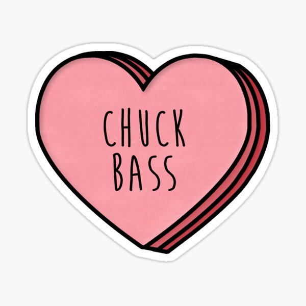 Chuck Bass Heart Sticker