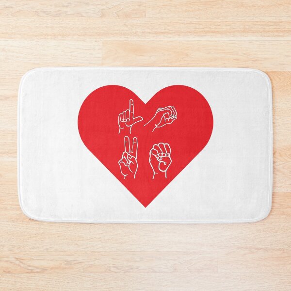 Item preview, ASL Love Heart Sign Language designed and sold by ASLstyles.