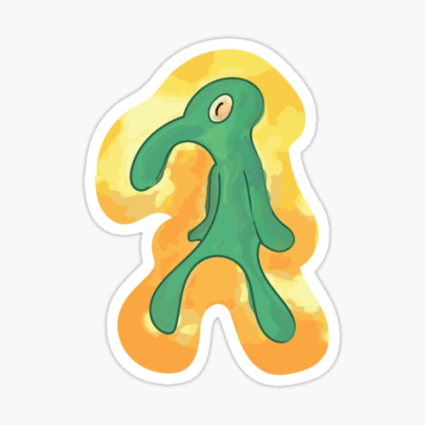 "Squidward Fancy Pants" Sticker for Sale by sarikubaa Redbubble