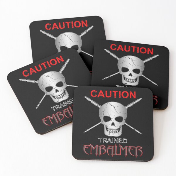 Item preview, Caution Trained Embalmer designed and sold by NoBonesLife.