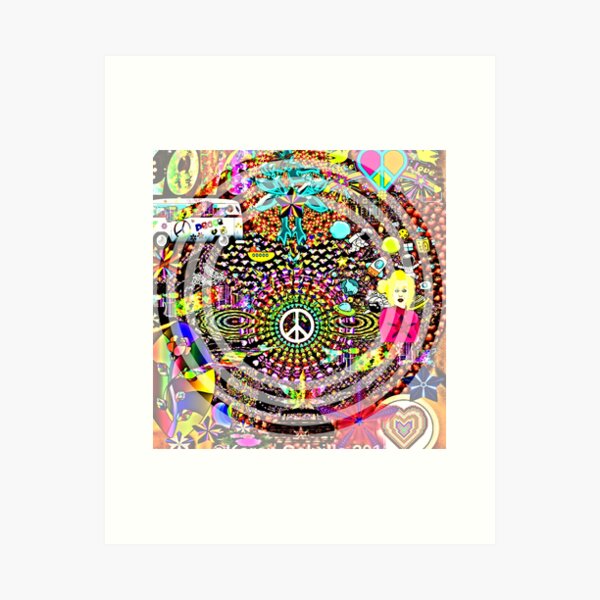 Cosmos 1960's era Art Print