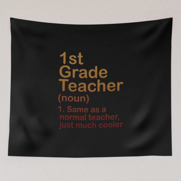 Item preview, 1st First Grade Teacher designed and sold by Animatedddition.