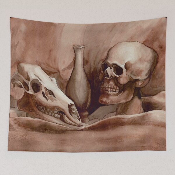 Item preview, Skull Still LIfe designed and sold by rebel-art-tchr.