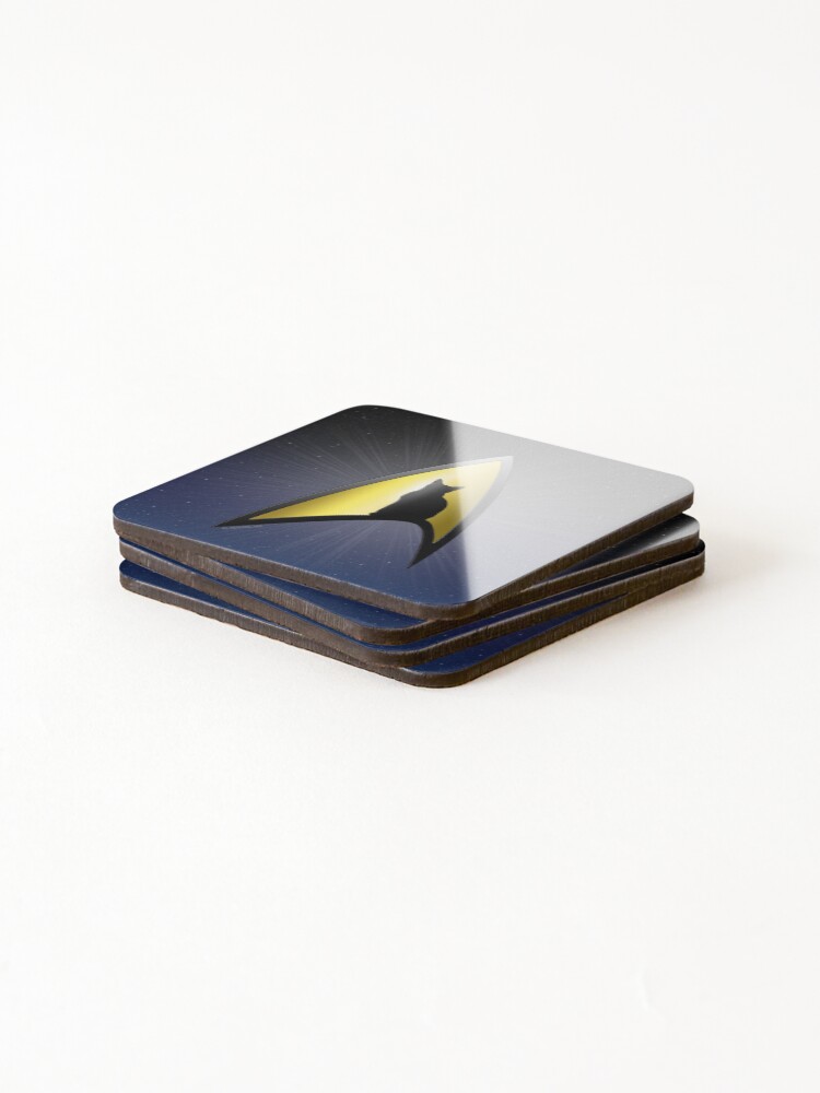 Alternate view of Starfleet Cat Coasters (Set of 4)
