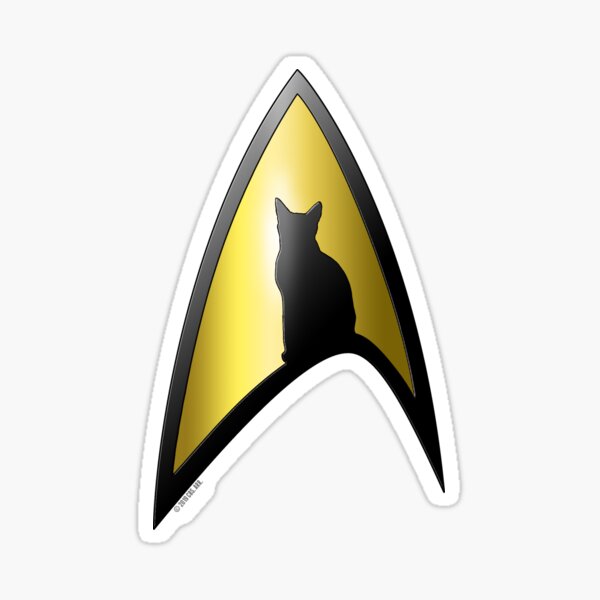 Starfleet Cat Sticker