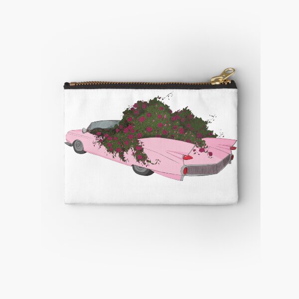 Item preview, Retro Cadillac with Bushels of Flowers designed and sold by Joyceeicyblue.
