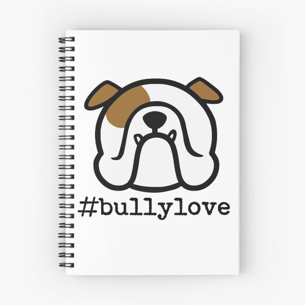 Item preview, #BULLYLOVE - show off your Bulldog love - perfect Bully sticker - English Bulldog by Smooshface United designed and sold by smooshfaceutd.