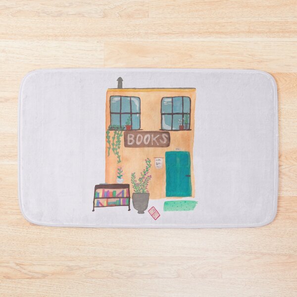 Item preview, Book Store Front Watercolor designed and sold by GlowingEyesSoph.